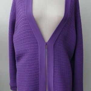 Jones  New York Collections Ladies X-Large Purple